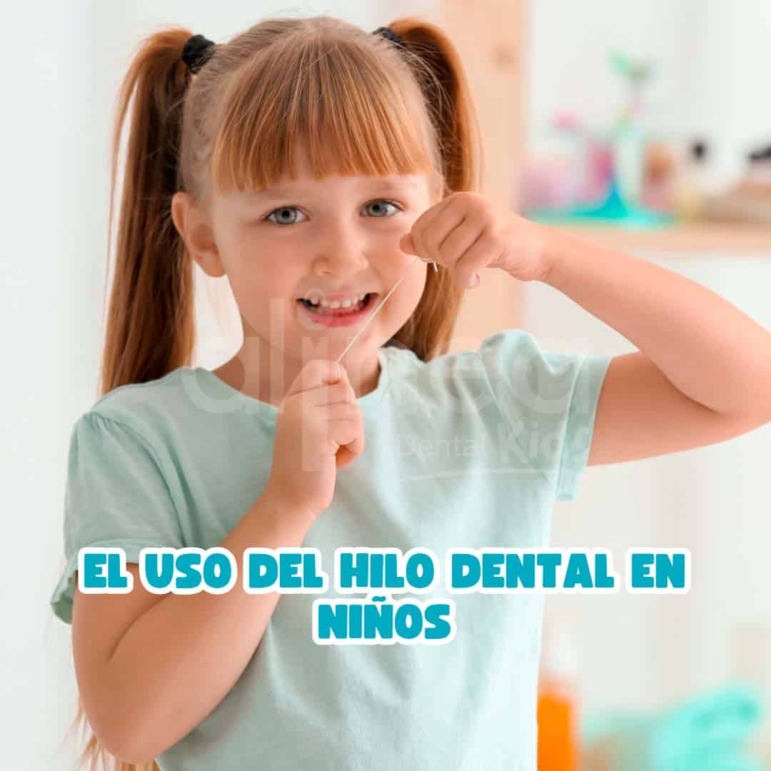 El Uso del Hilo Dental en Niños
