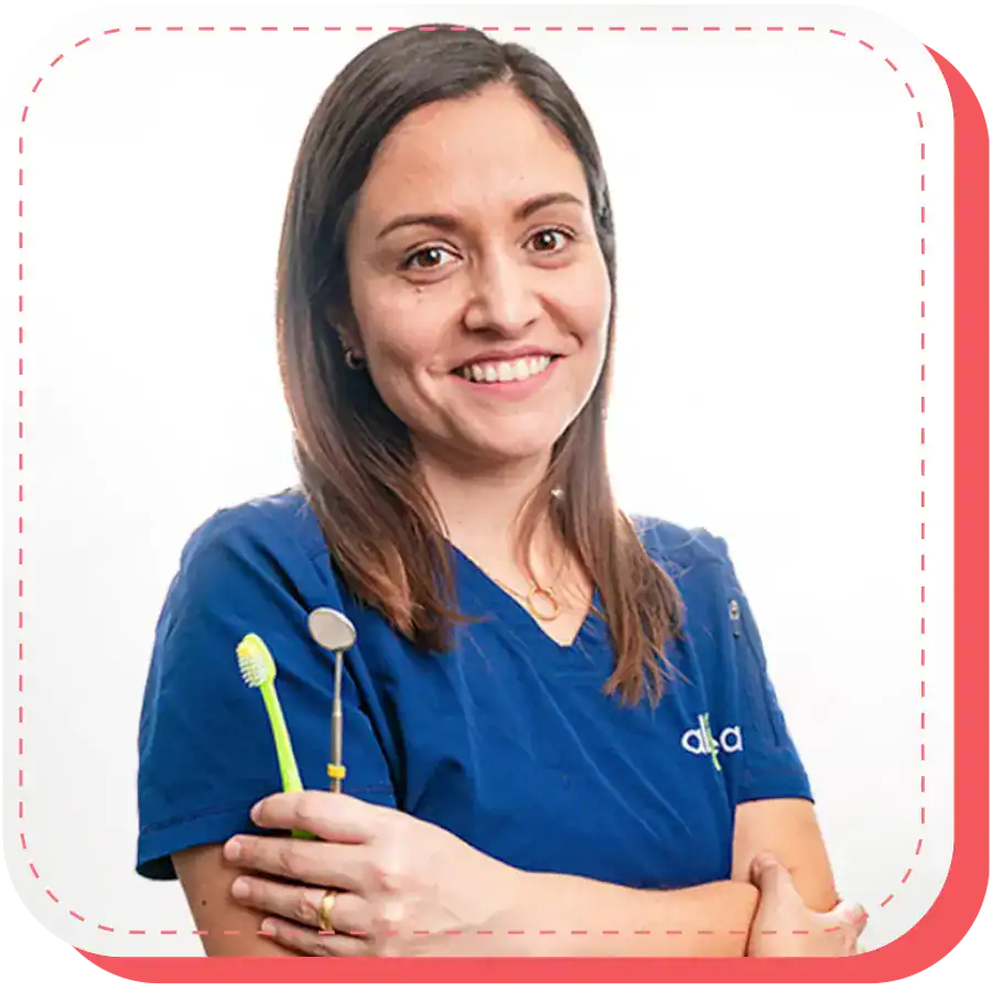 Foto de la odontopediatra especialista en niños Carolina Cuadros Jablinski