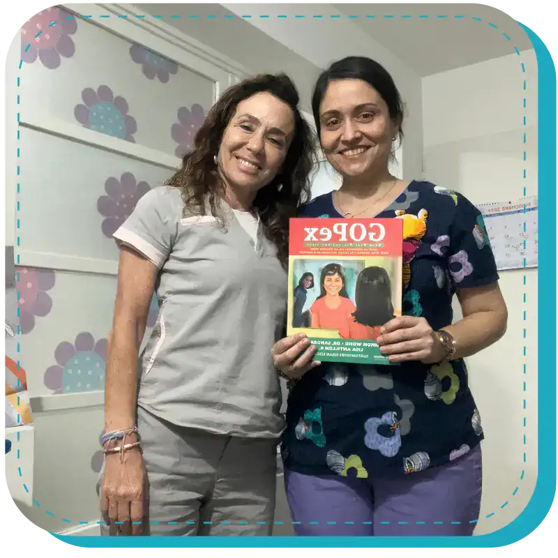 La doctora Carolina Cuadros Jabliski ha sido capacitada por reconocidas profesionales del rubro de odontopediatría
