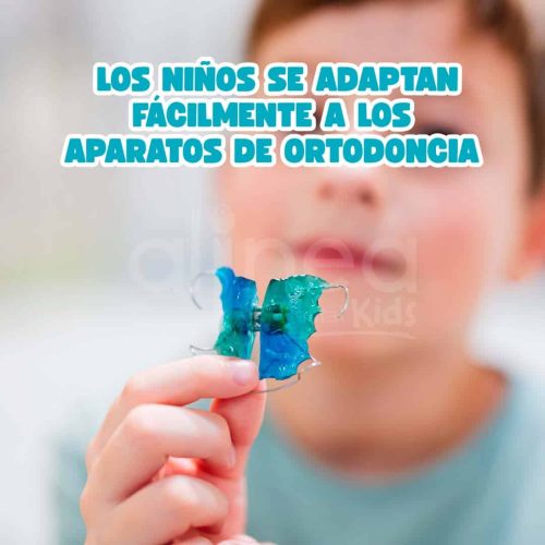los niños se adaptan fácilmente a los aparatos de ortodoncia